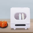 thumbnail image 5 of FOGGBET 110V 1200W Portable Countertop Dishwasher with 12 Water Outlets and 360° Rotation Flushing & Hose Connection 3-in-1 Function,15.74*15.74*17.71in,with 5L Water Tank,  for Homes, Apartments, 5 of 12
