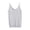 Light Gray, variant on V-neck Shimmering Knit Tank Top Everyday Casual Solid-Color Women's Summer Fashion