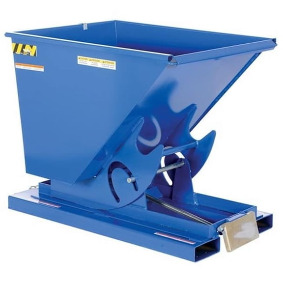 Vestil D-50-HD Self-Dump Heavy Duty Hopper 0.5 Cubic Yard, 6000 lbs