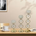 thumbnail image 6 of Durable Sturdy Attractive Lightweight Hollow Out Design Candlestick - Decorative Candle Holder - Beautiful - Home Decor, 6 of 7