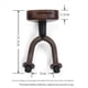 thumbnail image 5 of 2X Soporte de Pared para Guitarra, Gancho para Colgar, Base de Madera, Banjo, Bajo, Guitarra EléCtrica AcúStica, Soporte para Cuello con Ranura para PúAs, B, 5 of 5
