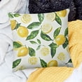 thumbnail image 2 of BANET Throw Pillow , Leaves Decorative Pillow Cover Soft and Breathable Cushion Cover for Couch Bench, Yellow 18x18in, 2 of 5