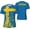 3X-Large, variant on Sweden Flag Grain T-Shirt for Running Soccer Tennis Fitness Sports Jerseys Shirts