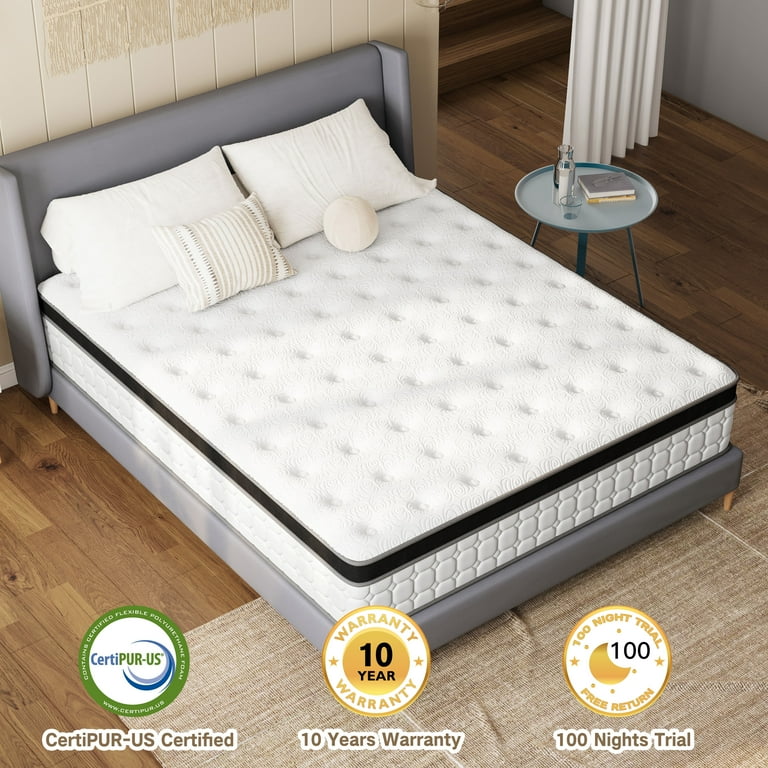 Tvdfgts 12 inch Full Size Mattress, Cooling Gel Memory Foam