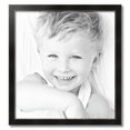 thumbnail image 2 of ArtToFrames 26" x 28" Honors Black with Silver Picture Frame, 26x28 inch Black Wood Poster Frame (WOM-5157),  Pack, 2 of 7