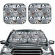 thumbnail image 2 of Fotbe Cute Dog Faces Juego de 2 Piezas de Parasoles para Parabrisas | Bloqueador Solar para Auto | Accesorios Plegables para Protección Solar Interior-Medium, 2 of 6
