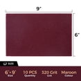 thumbnail image 2 of Scuff Pads S SATC 6 x 9, color granate, paquete de 10 unidades, para automóviles, 2 of 7