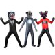 thumbnail image 1 of Halloween Skibidi Toilet Game Role-playing Costume Toilet Man Cosplay Jumpsuit, 1 of 2