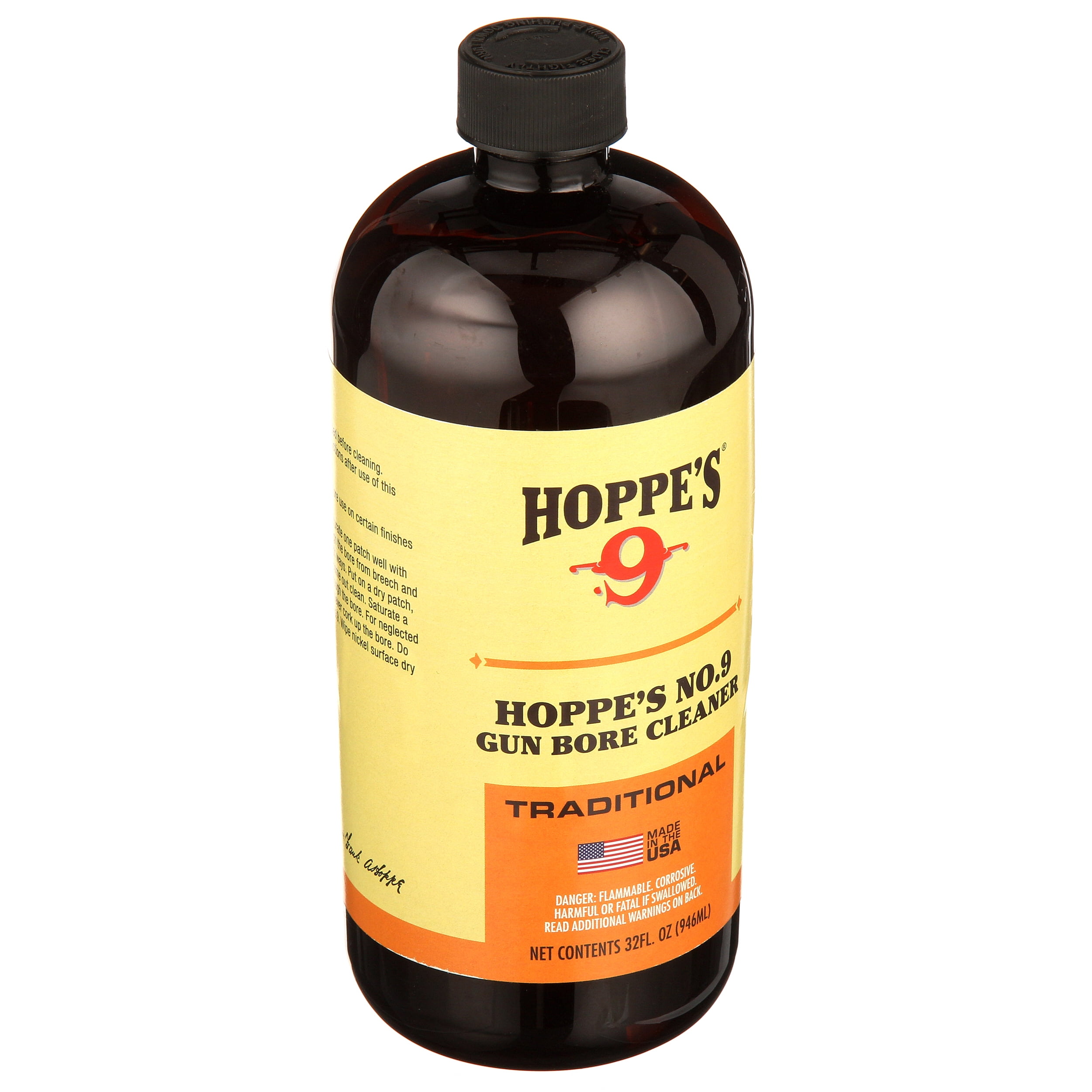 (4 pack) Hoppe's No. 9 Gun Bore Cleaner, Used for Gun Cleaning All Types of Firearms since 1903, 932