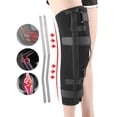 thumbnail image 4 of ZYHARUKO Knee Immobilizer Brace Full Leg Support Brace, Aluminum Alloy Straight Knee Splint for Knee Injury or Surgery Recovery, 4 of 11