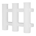 thumbnail image 3 of Fishing Rod Storage Holder, 3 Tubes Fishing Rod Rack Stable Multifunctional ABS Easy To Install  For Kayak White, 3 of 8