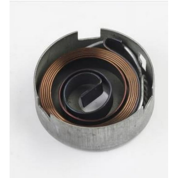 4-Piece Steel Drill Press Spring Assembly Set with Protective Lids, Quill Return Coil Springs for Precision