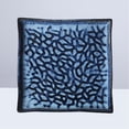 thumbnail image 3 of Embossed Ceramic Sushi Plate Exquisite Fish Fruit Dish Pasta Tray Food Serving Plate Snack Plate for Home Restaurant Hotel (10 Inches Square Plate), 3 of 8