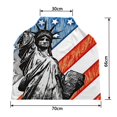thumbnail image 2 of PKQWTM Staue of Liberty with American Flag Nursing Cover Baby Breastfeeding Infant Feeding Cover Baby Car Seat Cover, 2 of 2