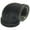 Black, variant on LDR Global Industries 310 RE-1238 0.5 x 0.38 in. Black Reducing Elbow