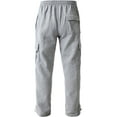 thumbnail image 3 of Ma Croix Men's Cargo Sweatpants Heavy Weight Fleece Long Pants M-5XL, 3 of 4
