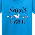 thumbnail image 4 of Inktastic Nana's Favorite Heart Grandchild Youth T-Shirt, 4 of 5