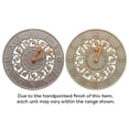 thumbnail image 2 of Whitehall Ivy Silhouette Clock, Copper Verdi, 12" dia., 2 of 3