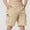 Beige, variant on Fesfesfes Boys' Solid Color Casual Shorts with Pockets Elastic Waist Summer Work Pants Mid-Length Comfortable Outdoor Wear(Brown,5 Years)