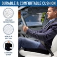 thumbnail image 4 of Everlasting Comfort Car and Truck Seat Cushion, Memory Foam Wedge Driving Pillow, Black, 4 of 11