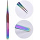 thumbnail image 3 of 2 Pack Stainless Steel Curved Tweezers ,Straight Tweezers for Picker Eyebrow Eyelash Tweezers Manicure Nail Art Tools, 3 of 4