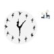 thumbnail image 1 of Reloj de pared,Reloj de pared con bailarina,reloj decorativo colgante.,Estatua de ciervo alce,Figuras de alce y ciervo,decoración del hogar,estatuas de resina,Estatua de escultura decorativa, 1 of 8