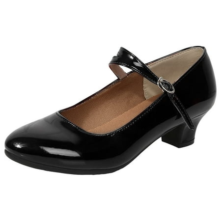 OJSFQUFP Womens Slip on Sneakers Women Casual Shoes Fashionable New Pattern Simple and Solid Color Thick Heels Comfortable Dance Shoes Soft Soles Flat Shoes for Women Black 39