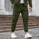 thumbnail image 2 of Kalauyu Cargo Joggers for Men Relaxed Fit Drawstring Elastic Waist Cargo Pants Outdoor Tapered Hiking Pants, 2 of 6