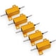 thumbnail image 3 of 3X Alto Voltaje 10 Ohm 10R 10W Vatio Resistores Bobinados de Cáscara de Metal de Aluminio Alojado, 3 of 5