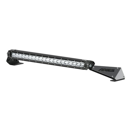 ARIES 1501300 20-Inch LED Light Bar for Jeep Wrangler JK, Hood Mount Brackets, 9,800-Lumen Combo Beam Fits select: 2008,2015-2017 JEEP WRANGLER UNLIMITED