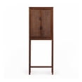 thumbnail image 4 of Teamson Home Hatteras Modern Over Toilet Storage Cabinet with Rattan Doors & Shelves, Bathroom Organizer with Solid Wood, 4 of 14