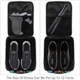 thumbnail image 2 of Shepherd Dog Polyester Shoe Boxes Organizer Storage Solution for Closet, 23x31cm/9x12in,, Space-saving Design for Shoes Organization - Grey, 2 of 7
