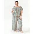 thumbnail image 2 of Joyspun Women's Gauze Sleep Pants, Sizes S to 3X, 2 of 5