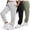 Black, Heather Gray, Sage, variant on Girls Sweatpants 3 Pack Fleece Joggers, Teen Athletic Pants with Zipper Pockets 4-16