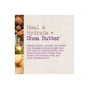 Maui Moisture Heal & Hydrate + Shea Butter Shampoo to Deeply Moisturize Tight Curly Hair, 13 fl oz