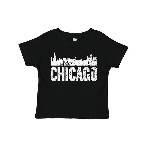 Inktastic Chicago Skyline Grunge Boys or Girls Toddler T-Shirt