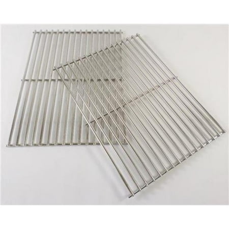 Broilmaster DPA120 Stainless Steel Single-Level Cooking Grids Grade Set for H3X 2015 & Newer  Set of 2