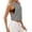 Grey, variant on Aihuaihua Side Armhole Tank Tops for Women, Workout Sport Athletic Yoga Running Gym Loose Crop Sleeveless Shirts White XXL