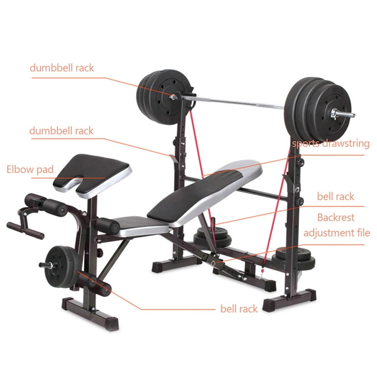 Adjustable Weight Bench, Olympic Workout Bench, Bench Press Set with Squat  Rack and Bench, Leg Exercises Preacher Curl Rack, Home Exercise Equipment -  Amazing Bargains USA - Buffalo, NY
