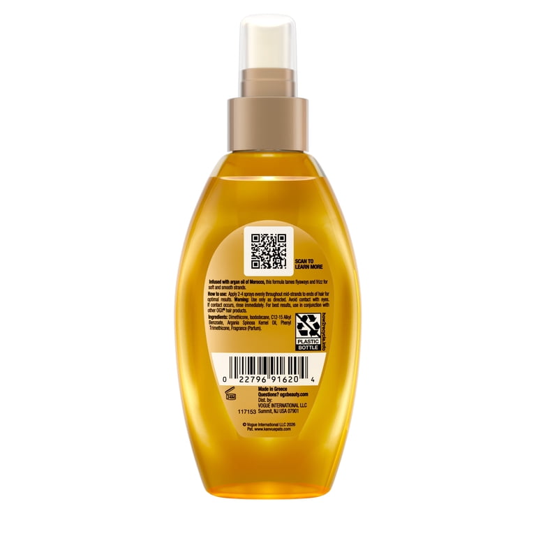 OGX Renewing Argan Oil of Morocco Weightless Healing Dry Oil Spray, 4 fl oz photo 6