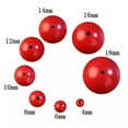 thumbnail image 4 of U8MO Round Red Cinnabar Loose Beads lot 4mm 6mm 8mm 10mm 12mm 14mm 16mm 18 20mm-8mm 30pcs, 4 of 7