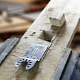 thumbnail image 3 of 2pcs Universel Oscillant en Acier à Haute Teneur en Carbone Outil Multitool Scie Tôle Outil Électrique Accessoire Rugueux Dent, 3 of 7