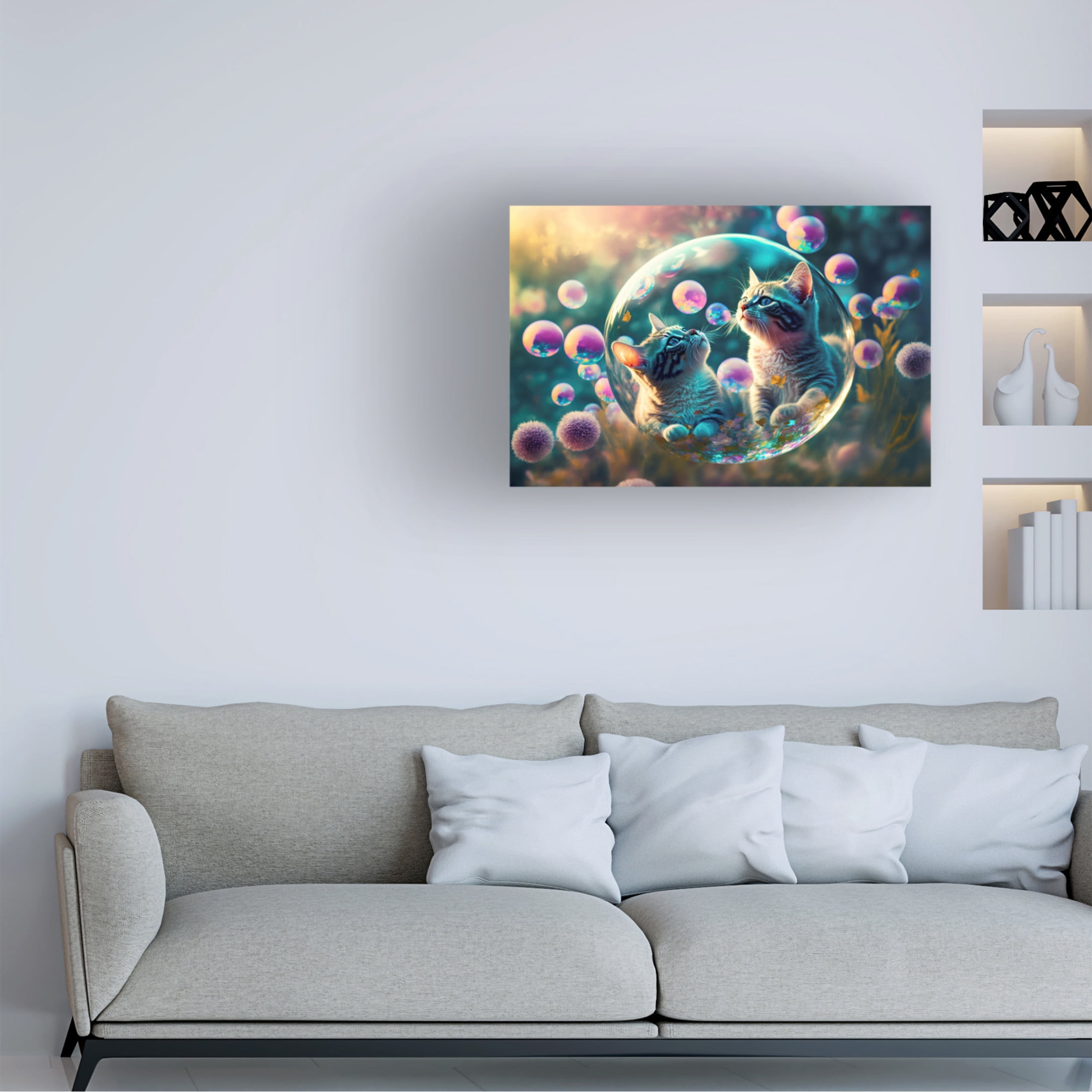 Canvas Wall Art - Ray Heere 'Mystical Morning 3' Wall Art for Living Room, Bedroom, or Office Décor by Trademark Fine Art - 24 x 16 Inches