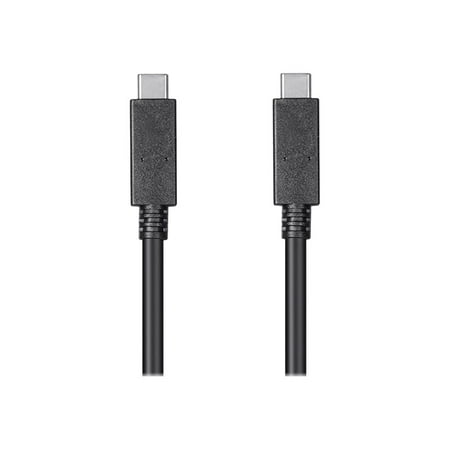 UPC: 0889028054147 | Monoprice USB C to USB C 3.1 Gen 1 Cable – 2 Meters (6.6 Feet) – Black | Fast Charging  5Gbps  3A  30AWG  Type C  Compatible with Xbox One / PS5 / Switch / iPad / Android and More – Essentials Series