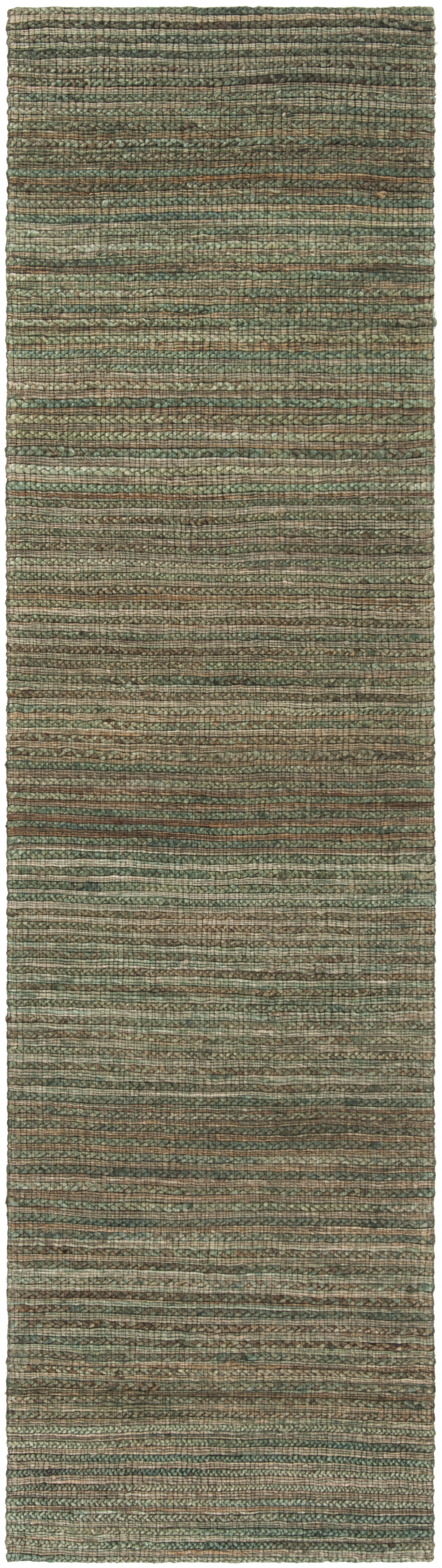 SAFAVIEH Cape Cod Eustacia Southwestern Runner Rug, Sage/Natural, 2'3" x 20'