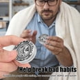 thumbnail image 4 of Fingertip Coin Toy,  Coin Slider Unique Pattern Zinc Alloy Round  For Stress Anxiety Relief, 4 of 8