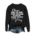 thumbnail image 3 of SIYUDAN Women Sweatshirts Womens Long Sleeve Sweatshirt Women’S Pullover Black Pullover Adult Crewneck Sweatshirts Womens Fall Comfort Sweatshirt, 3 of 3