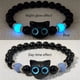 thumbnail image 2 of Pulseras luminosas de gato de ojo grande para mujer, colgante de Animal de dibujos animados, cadena de mano con cuentas, pulsera de amistad, regalo de joyería para pareja, 2 of 5