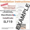 thumbnail image 3 of 2002 GMC Sierra 1500 Beam Blade Wipers (Set of 2), 3 of 3