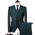 thumbnail image 5 of Blazers-Conjunto de 2 piezas para hombre, traje informal de negocios, chaqueta, abrigo, pantalones, M-6XL, novedad de 2023, 5 of 5